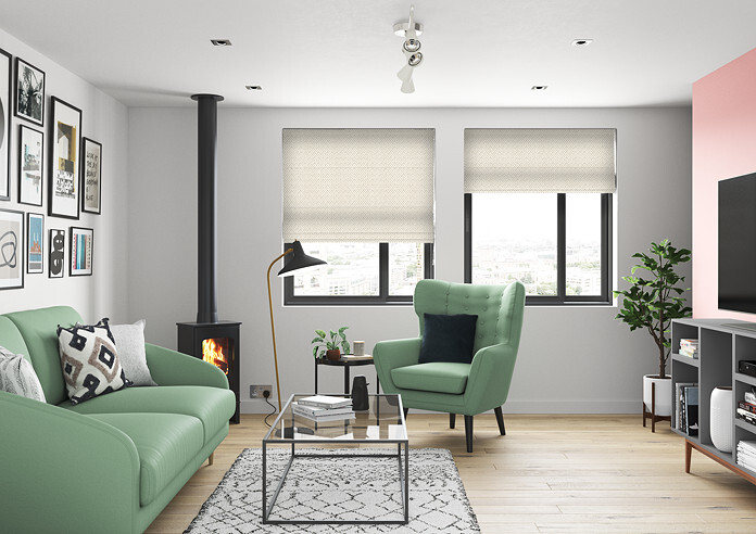 Ariel, Linen - Roman Blind - Image 5